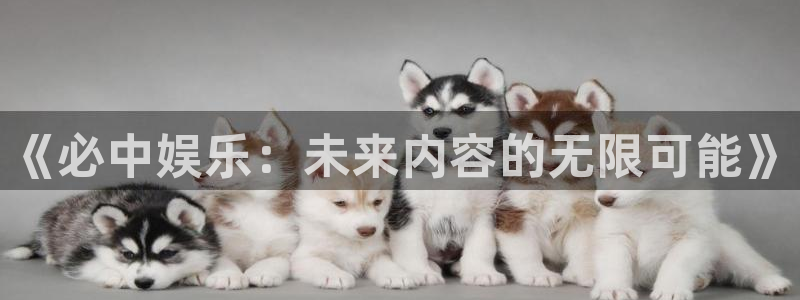 万向娱乐：《必中娱乐：未来内容的无限可能》